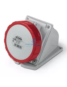 Prise murale Scame Parre 517.3257 avec triphasé + neutre intégré 32 A 67 6 h